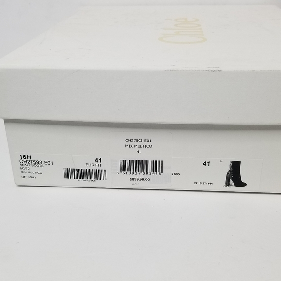 Chloe Bead Fringe Suede Ankle Boots - Picture 11 of 12